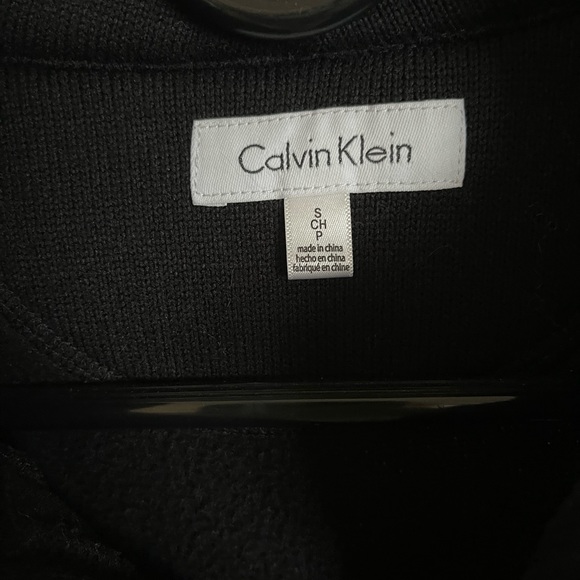 Calvin Klein Black Jacket with Gold Accents - Small - Picture 3 of 4